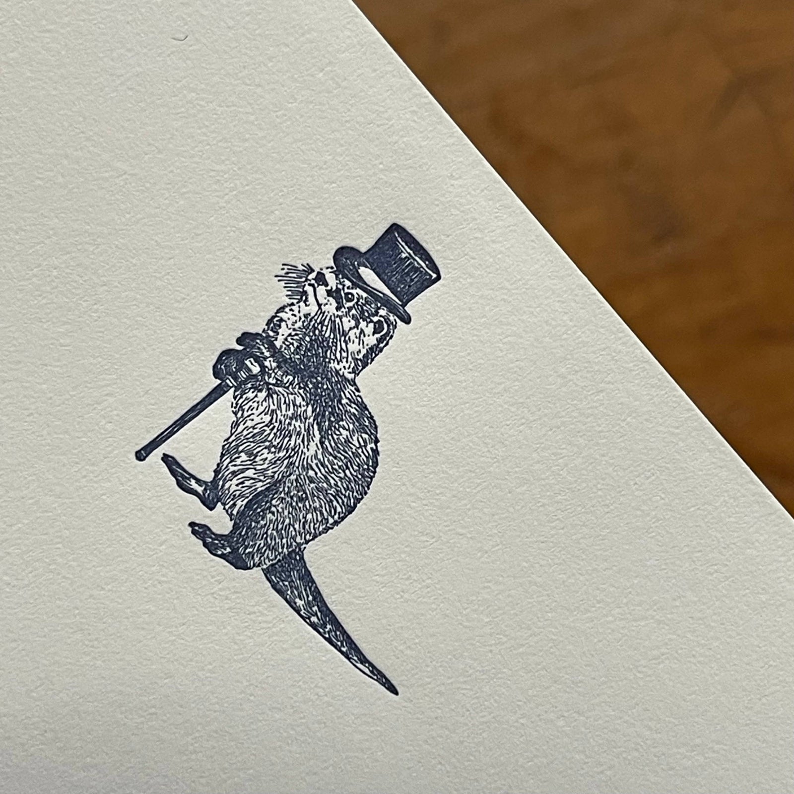 Somersault Letterpress — Otter Personal Stationery Set