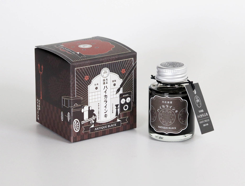 NAKABAYASHI Stationery - Teranishi fountain pen ink, Taisho-Roman Haikara 40ml: Opera Rose