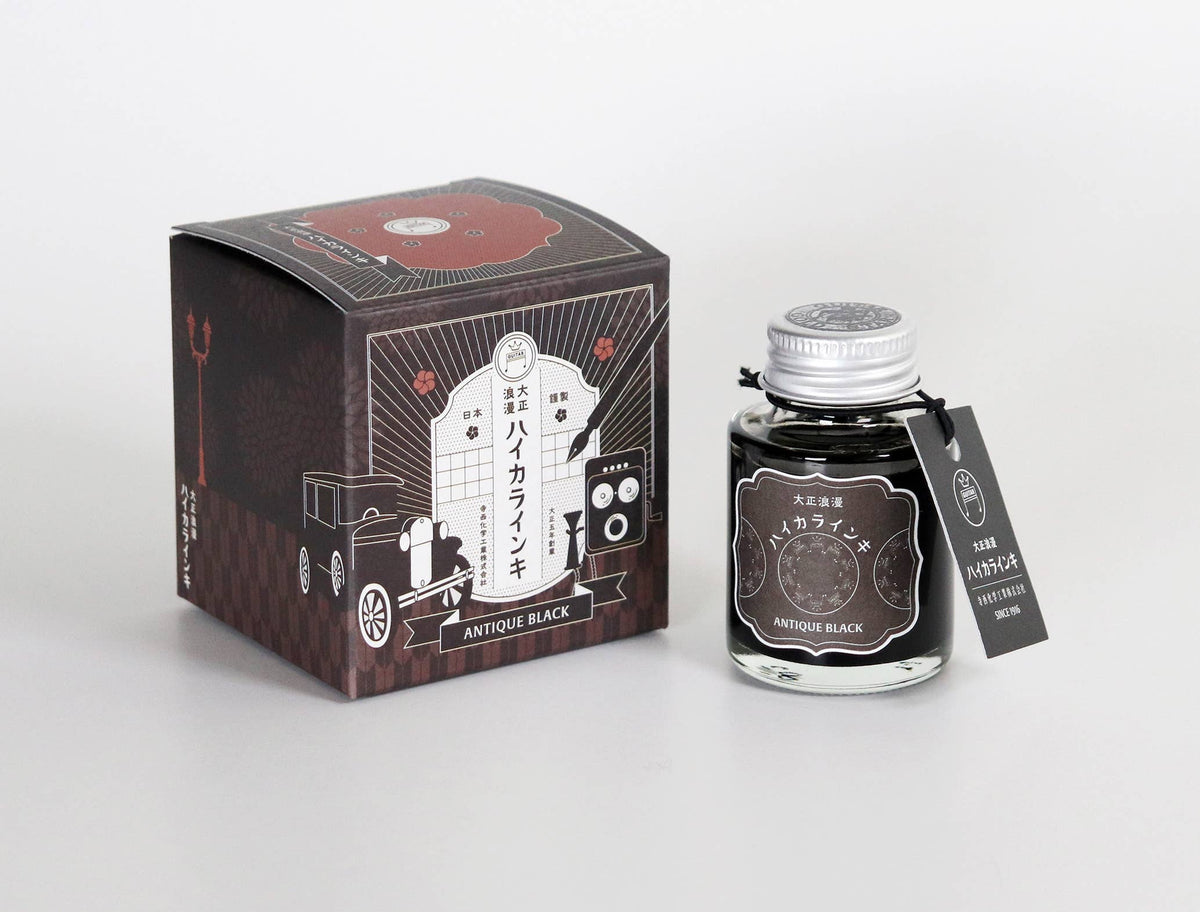 NAKABAYASHI Stationery - Teranishi fountain pen ink, Taisho-Roman Haikara 40ml: Opera Rose