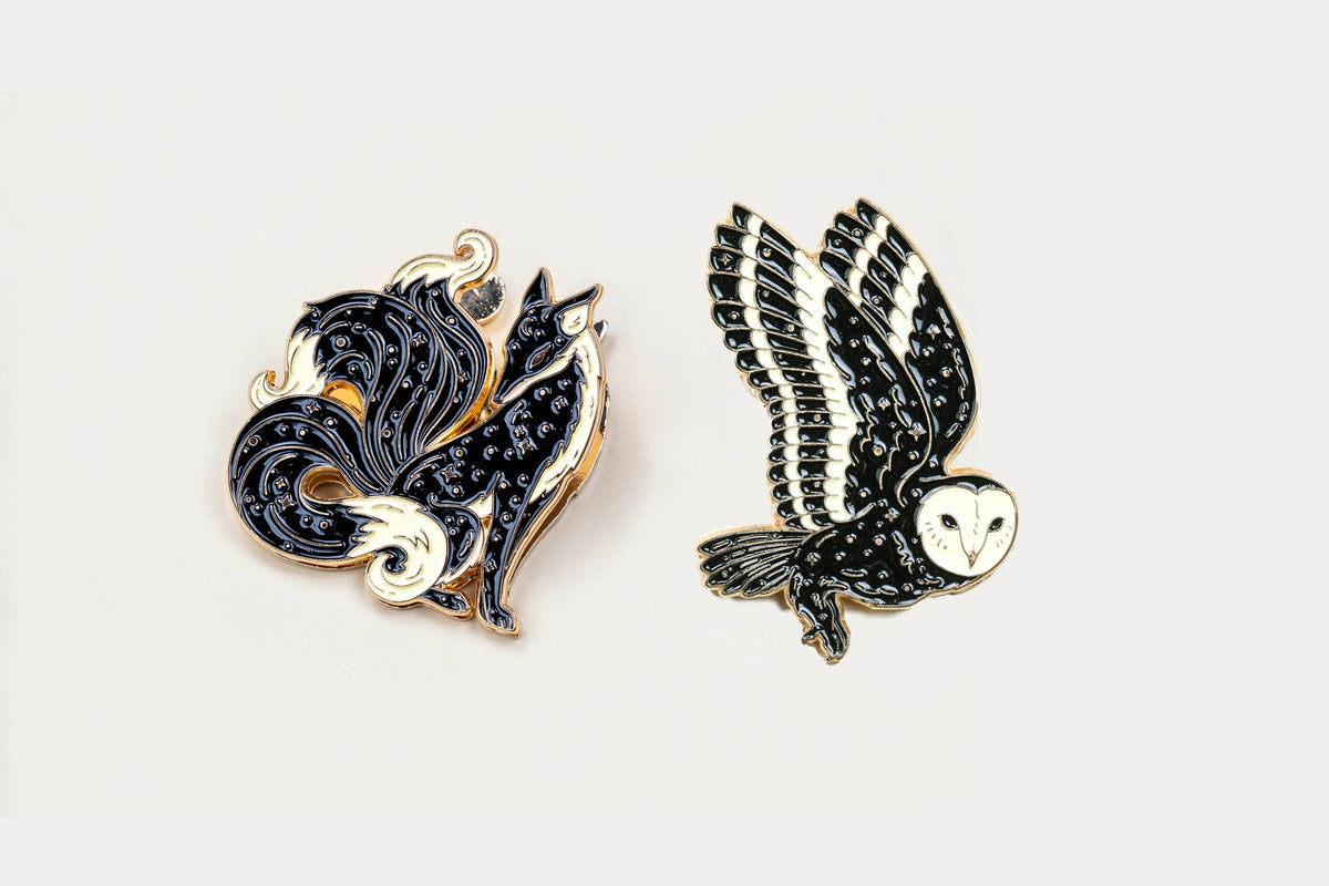 CoraCreaCrafts - Dream Metal Clips - Owl - Fox