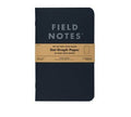 Field Notes — Pitch Black Ruled — 3-Pack