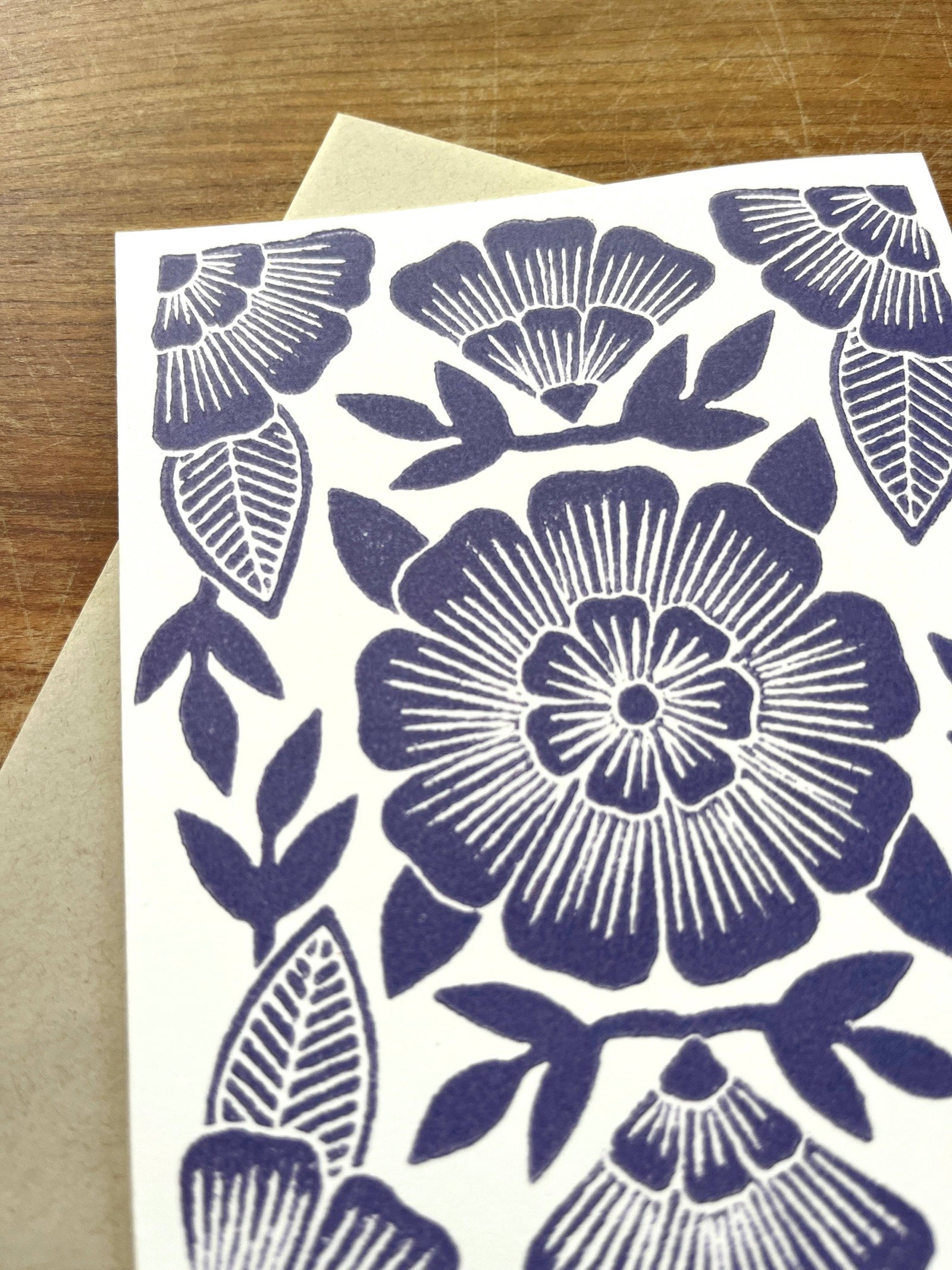 Katharine Watson Plum Botanical Blank Greeting Cards — Set of Six