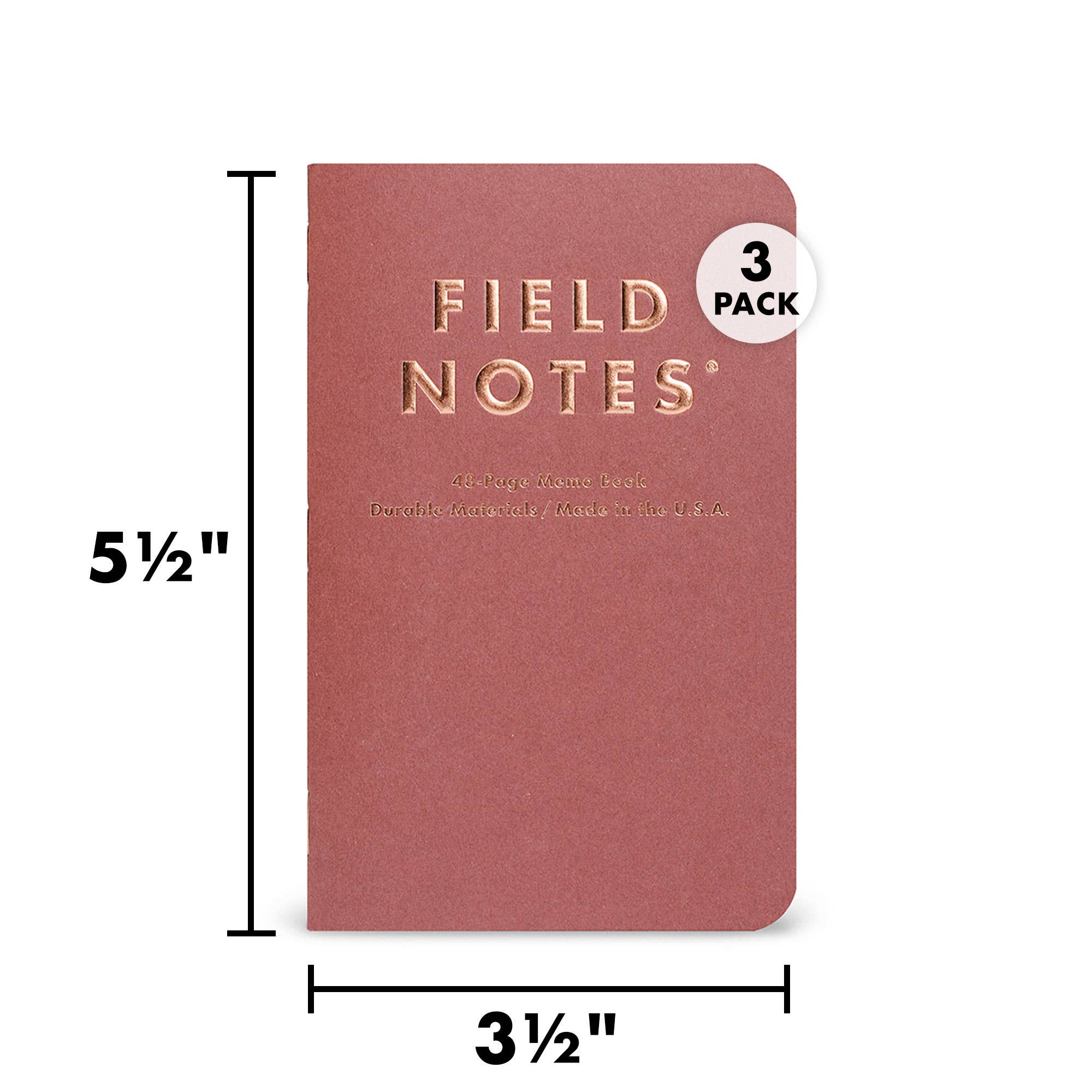 Field Notes — Lucky — 3-Pack Pocket Notebooks
