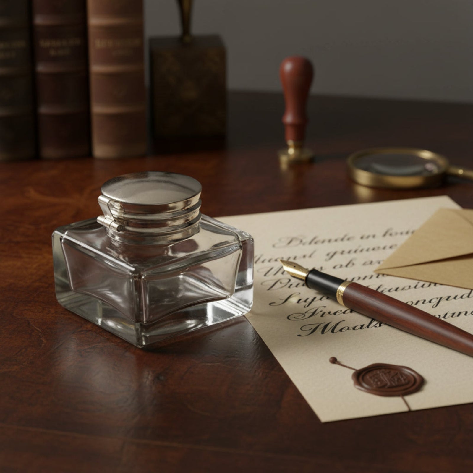 Colonial Quill Writing Box Set