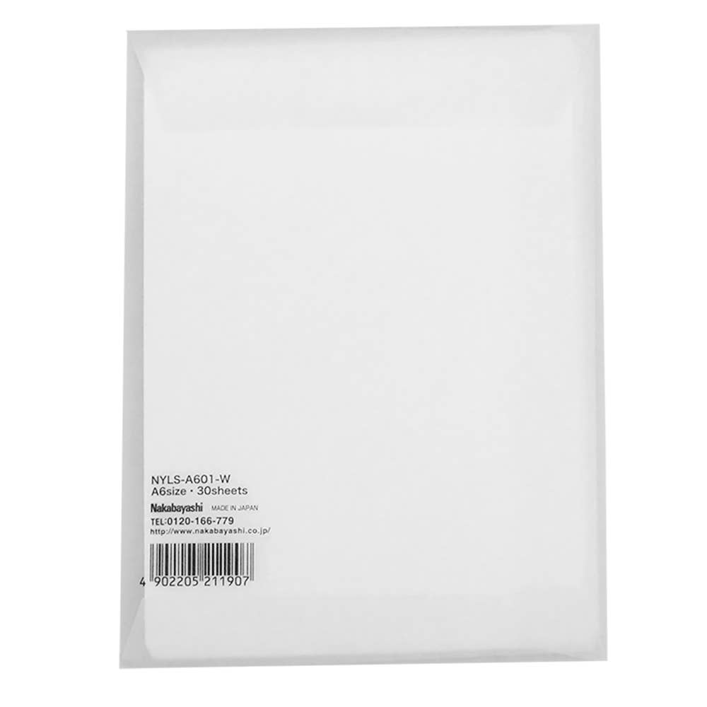 NAKABAYASHI Stationery - Yu-sari loose sheets Plain B5and A5 30sheets: A5(Plain)