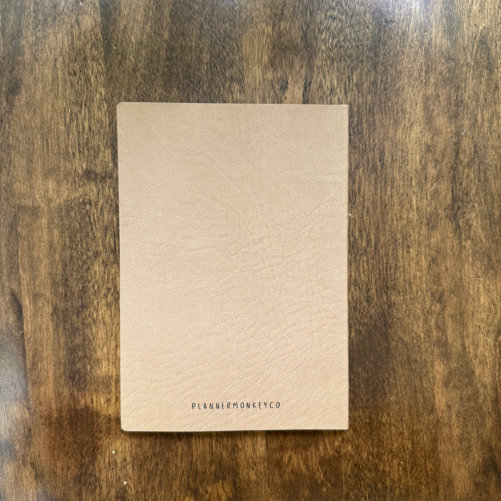 PlannerMonkeyCo Freely Noted+ B6 Tomoe River notebook in Brown