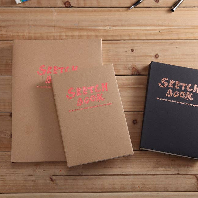 Potentate Exposed Binding Sketchbook — 100 gsm Acid-Free Paper
