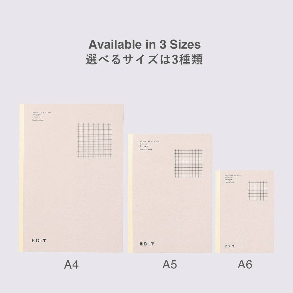 MARK'S EDiT A5 Lightweight Notebook — 5 mm Grid
