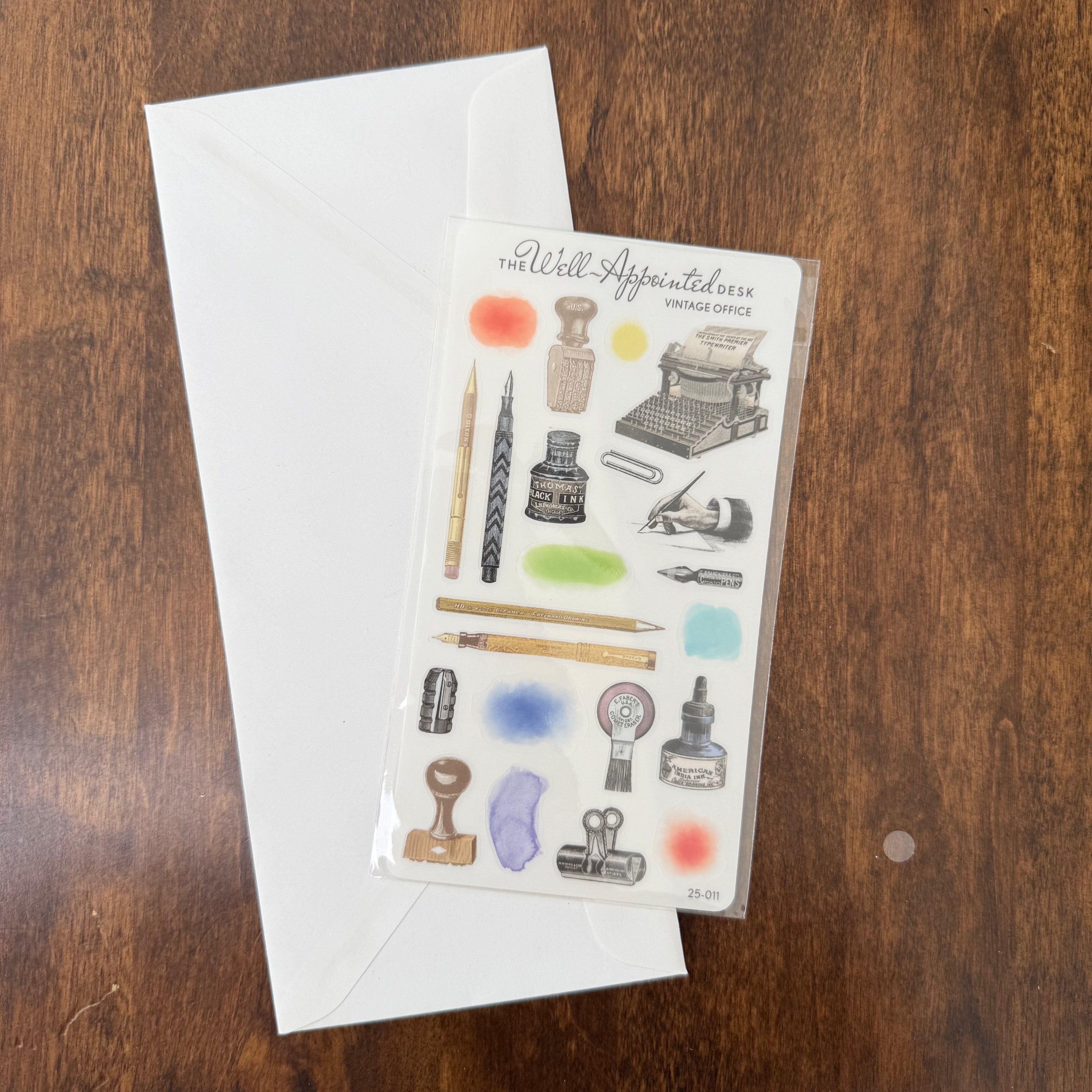 The Well-Appointed Desk — Vintage Office Sticker Sheet