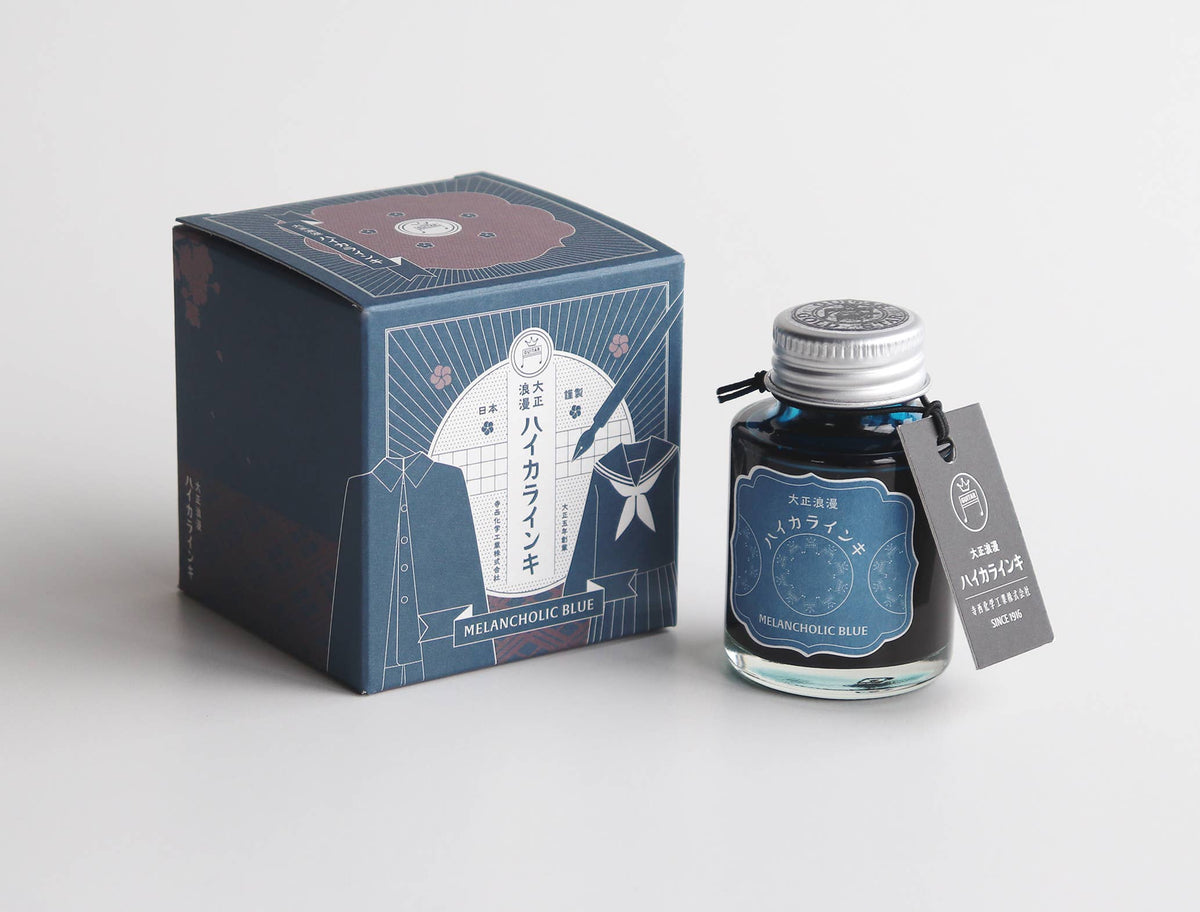 NAKABAYASHI Stationery - Teranishi fountain pen ink, Taisho-Roman Haikara 40ml: Opera Rose