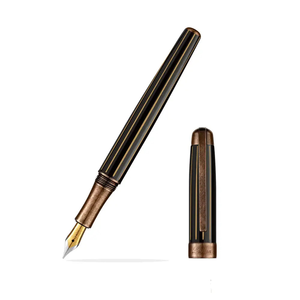 Laban Antique II Fountain Pen — Rose Gold