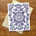 Katharine Watson Plum Botanical Blank Greeting Cards — Set of Six