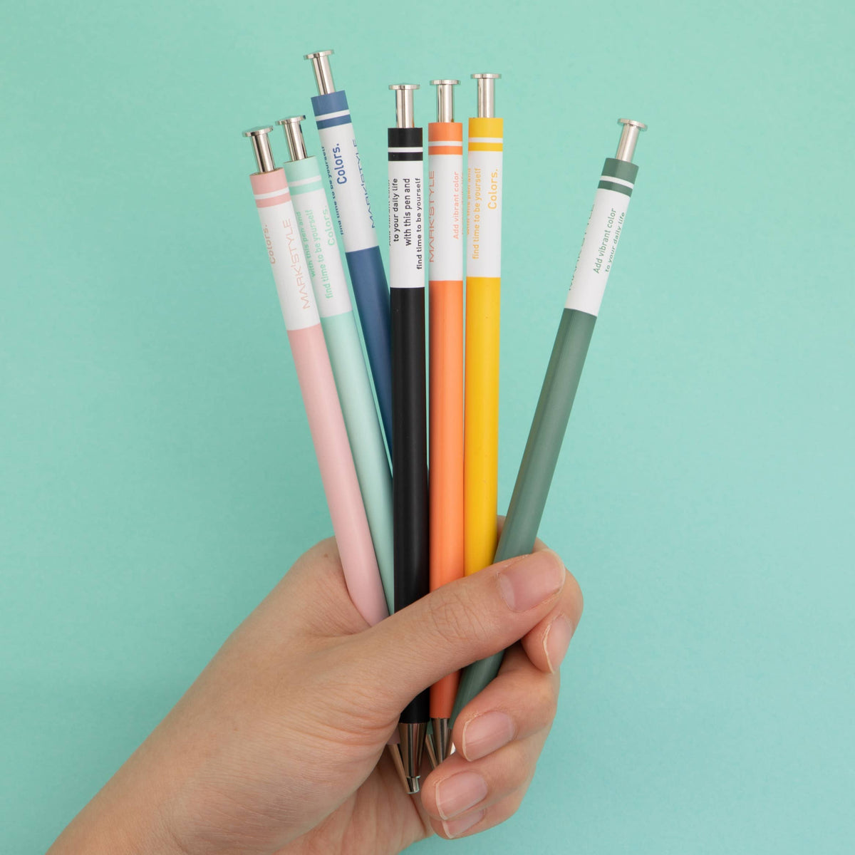 MARK'S COLORS 0.5 mm Refillable Gel Pen — Blue