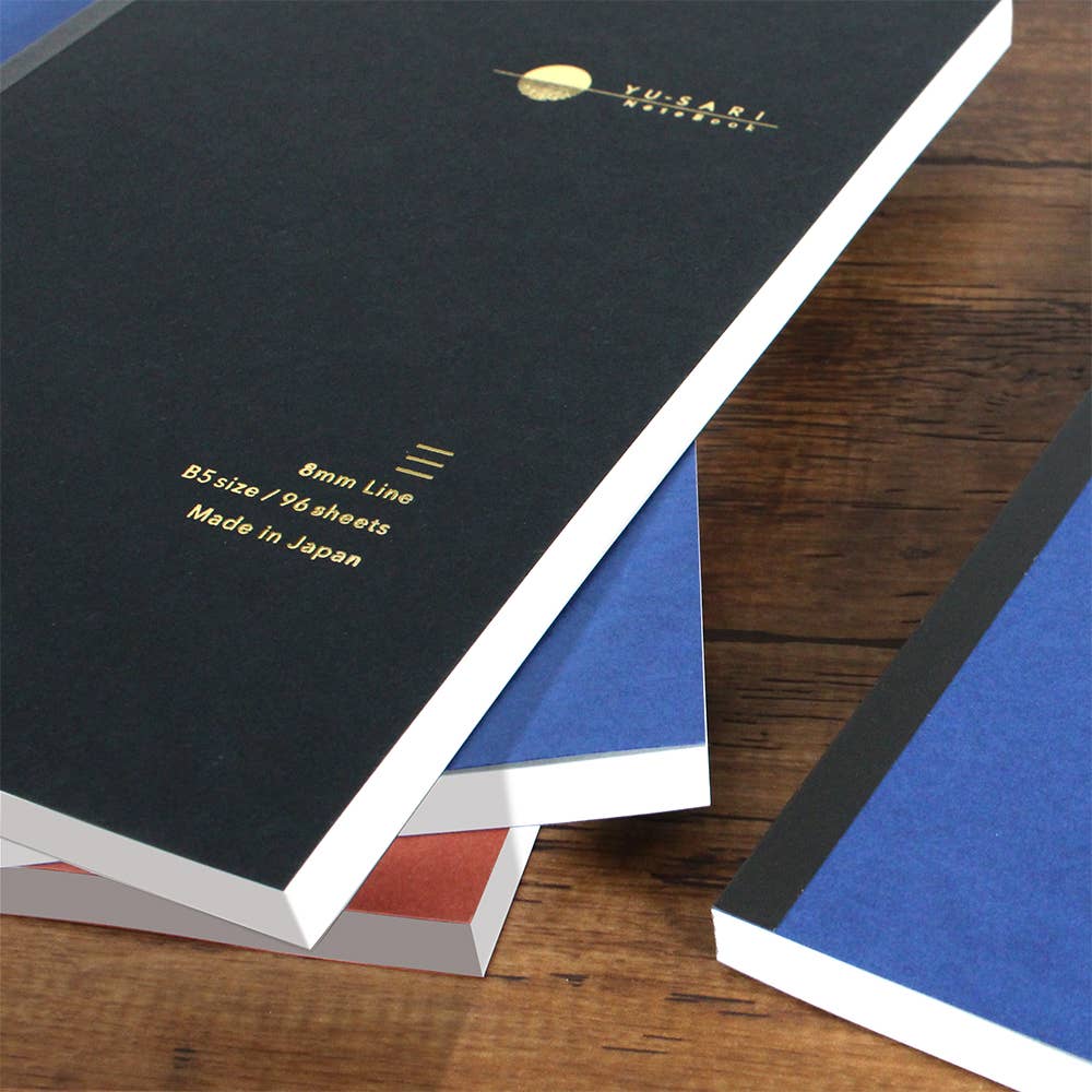 NAKABAYASHI Stationery - Yu-sari Notebook for Fountain Pen B5 size: Blue(Grid)