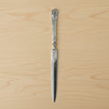 Floral Nickel-Plated Brass Letter Opener