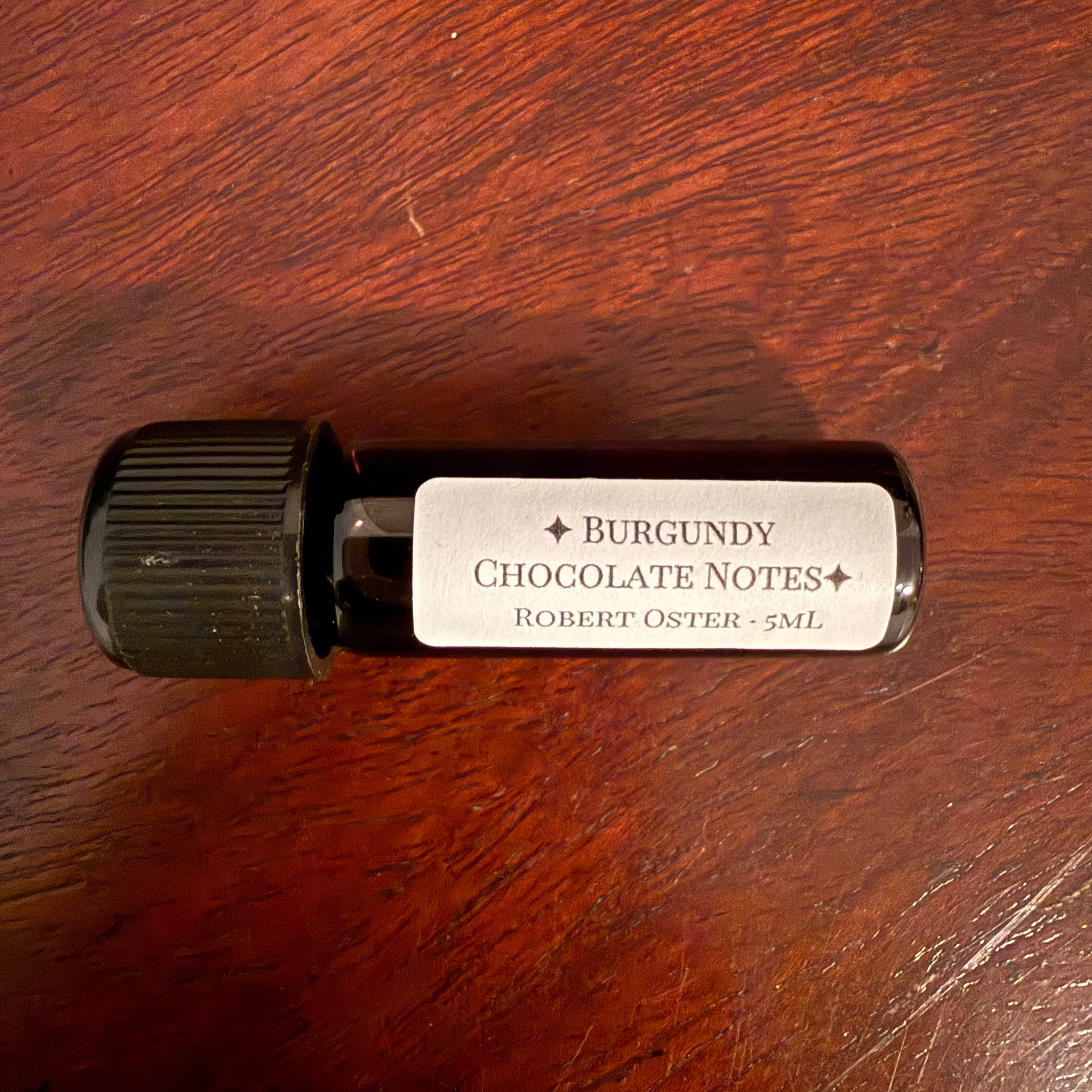 Robert Oster Burgundy Chocolate Notes Ink — 5 mL Archive Bottle