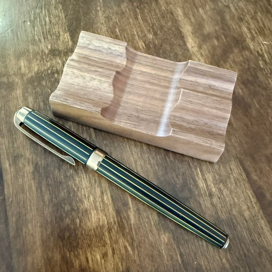 Wooden Writing Desk Pen Rest