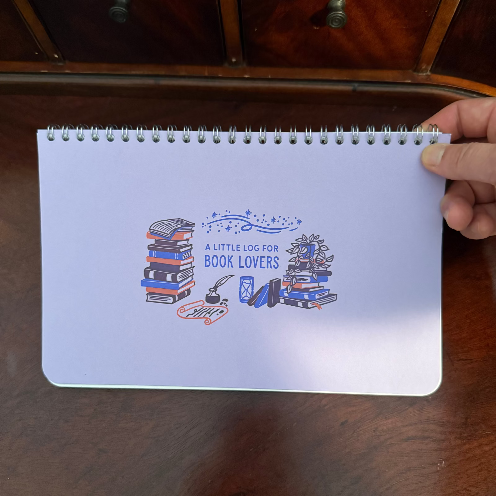 A Little Log for Book Lovers