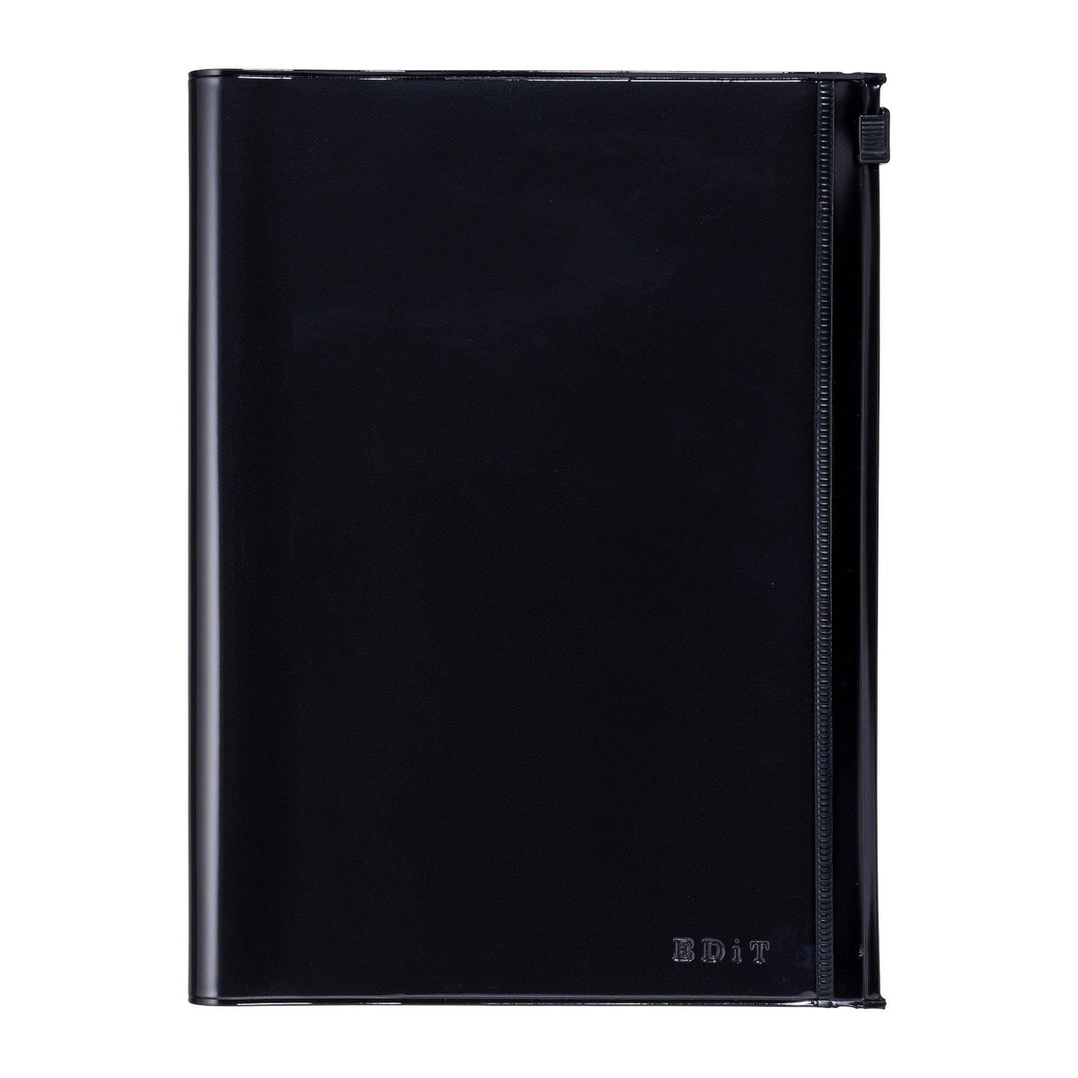 MARK'S EDiT B6 Grid Notebook with Zipper Pocket — Midnight Black