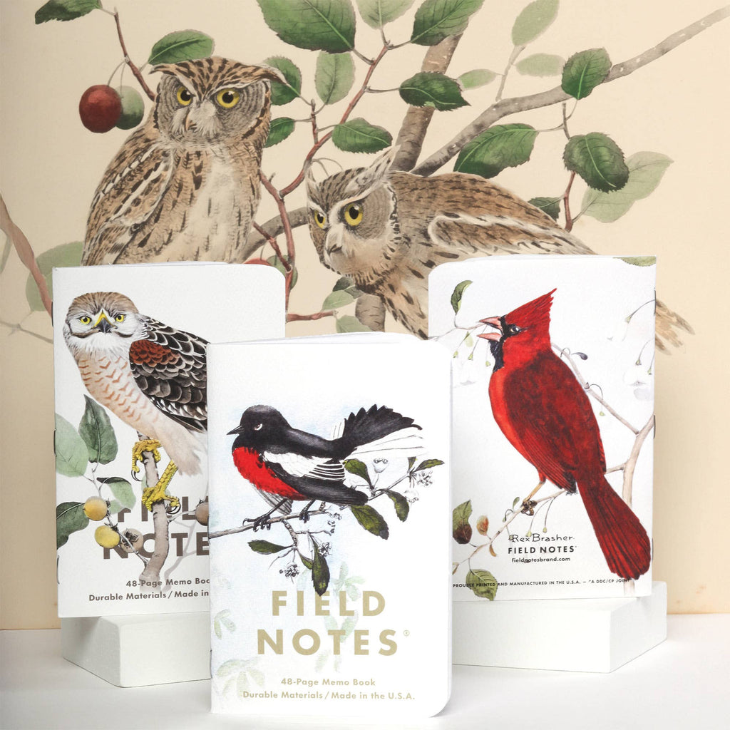 Field Notes — Birds and Trees of North America — 3-Pack
