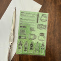 The Well-Appointed Desk — Nibs & Ink Clear Stamp Set