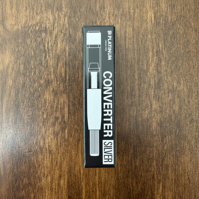 Platinum Fountain Pen Converter — Silver