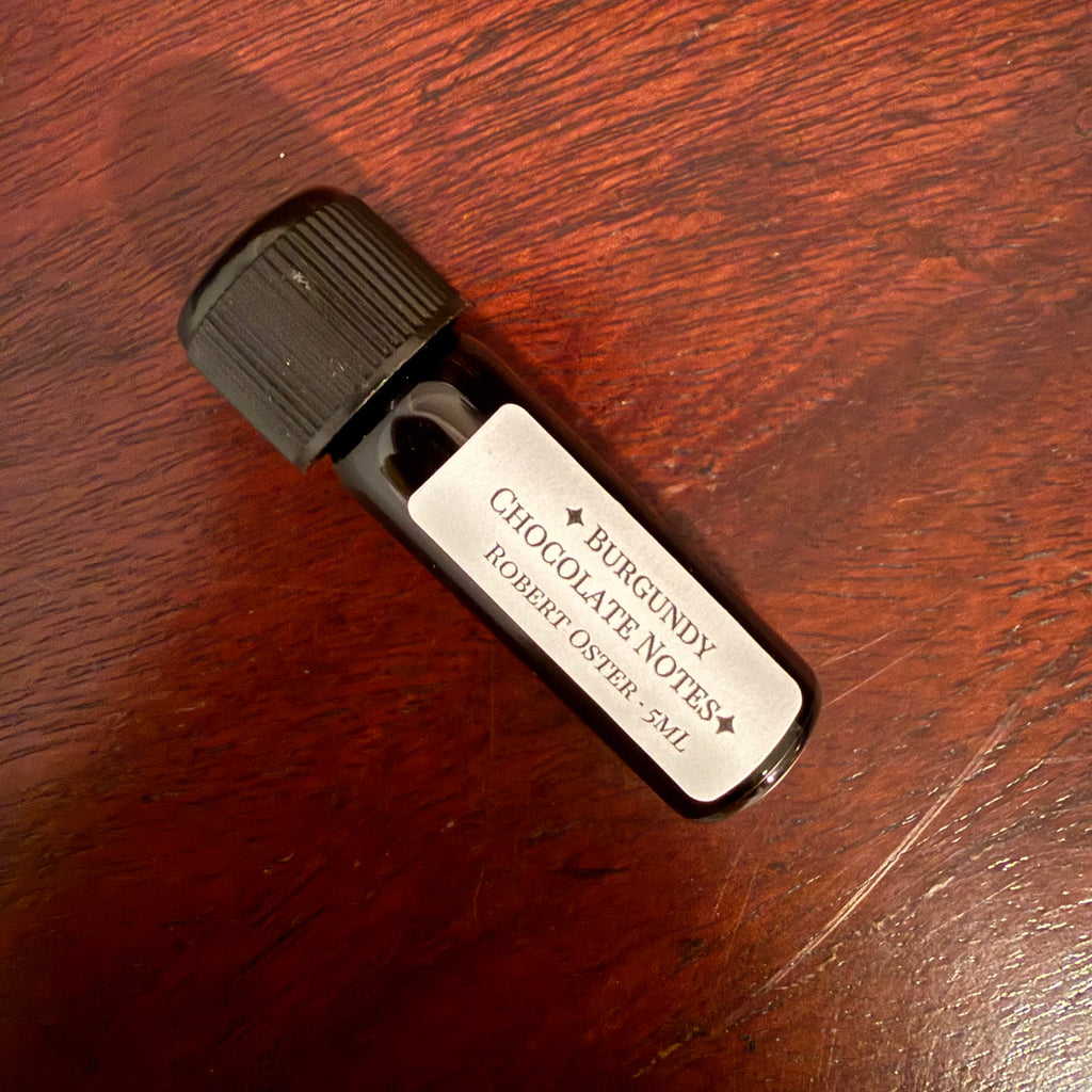Robert Oster Burgundy Chocolate Notes Ink — 5 mL Archive Bottle