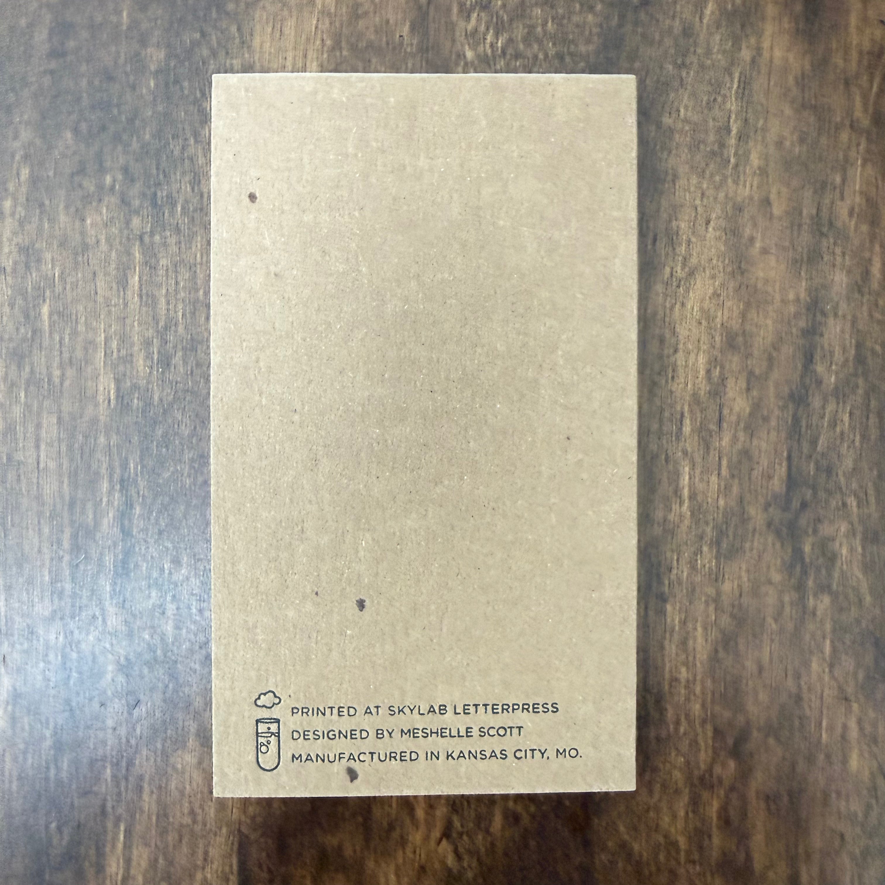 The Well-Appointed Desk — Memento Mori Notepad