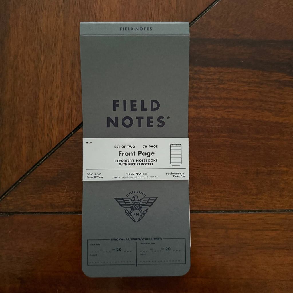 Field Notes Front Page Reporter’s Notebook — 2-Pack
