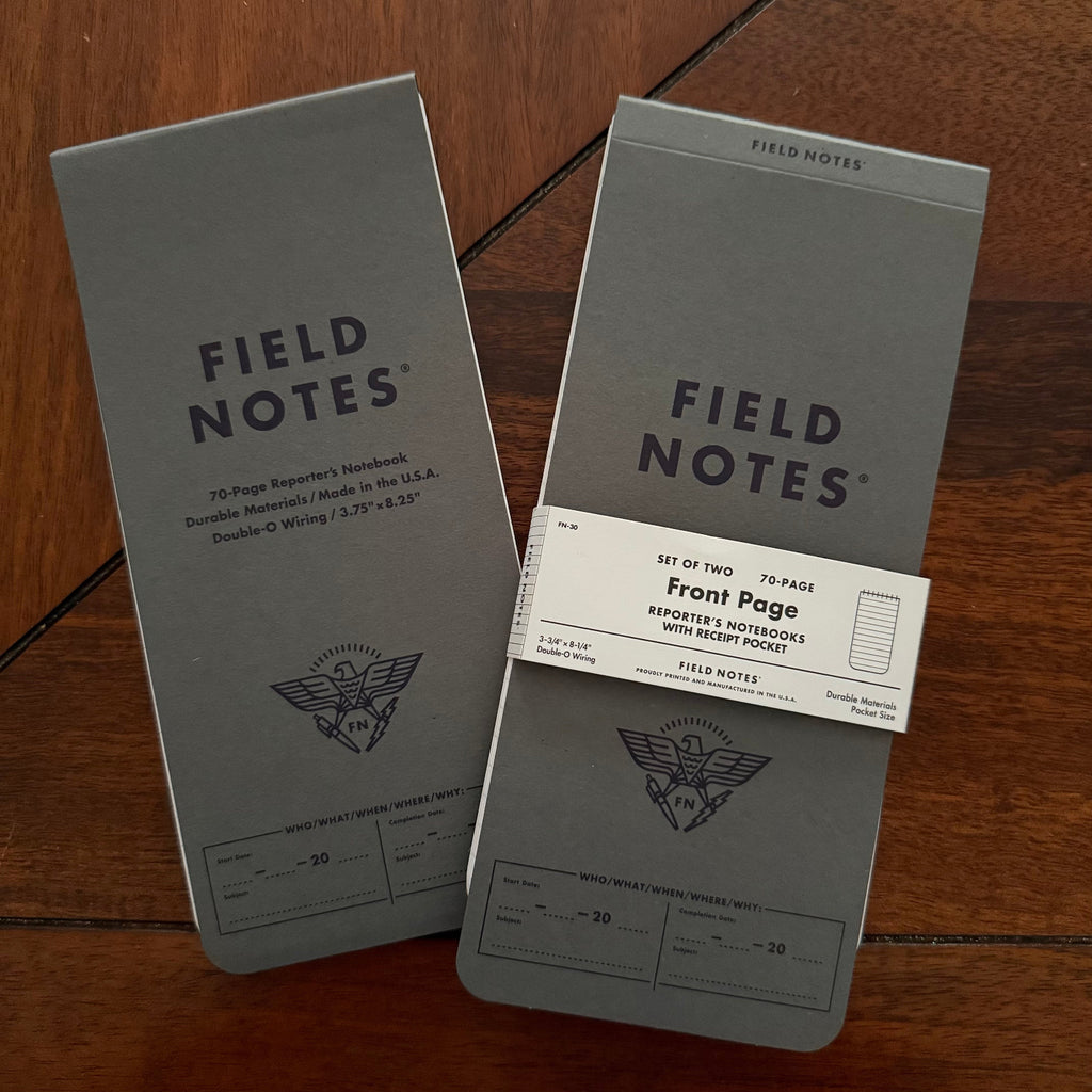 Field Notes Front Page Reporter’s Notebook — 2-Pack