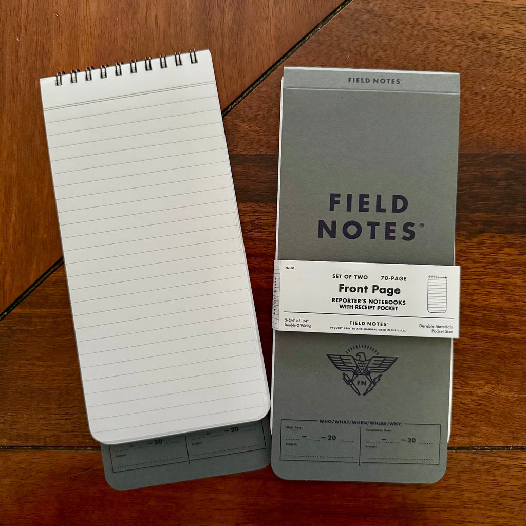 Field Notes Front Page Reporter’s Notebook — 2-Pack