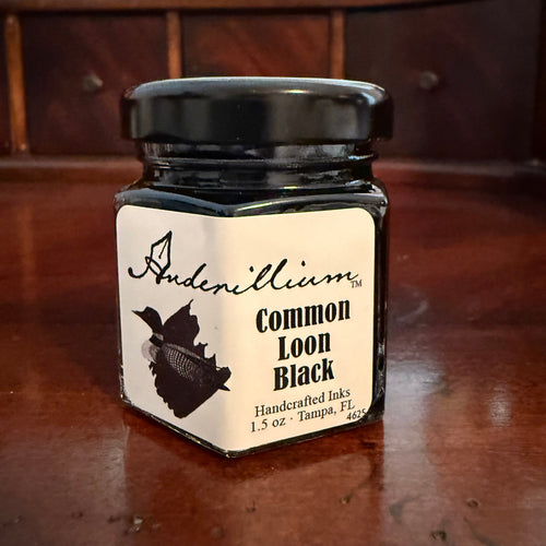 Anderillium Common Loon Black Fountain Pen Ink — 1.5 oz (45 mL)