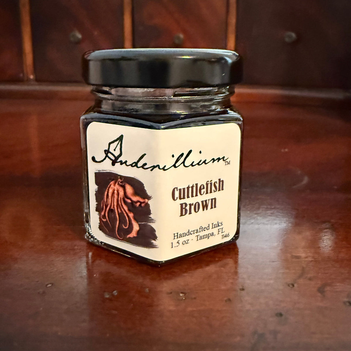 Anderillium Cuttlefish Brown Fountain Pen Ink — 1.5 oz (45 mL)