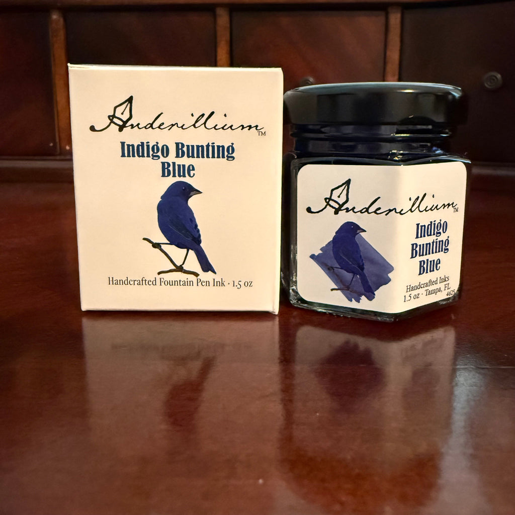 Anderillium Indigo Bunting Blue Fountain Pen Ink — 1.5 oz (45 mL)