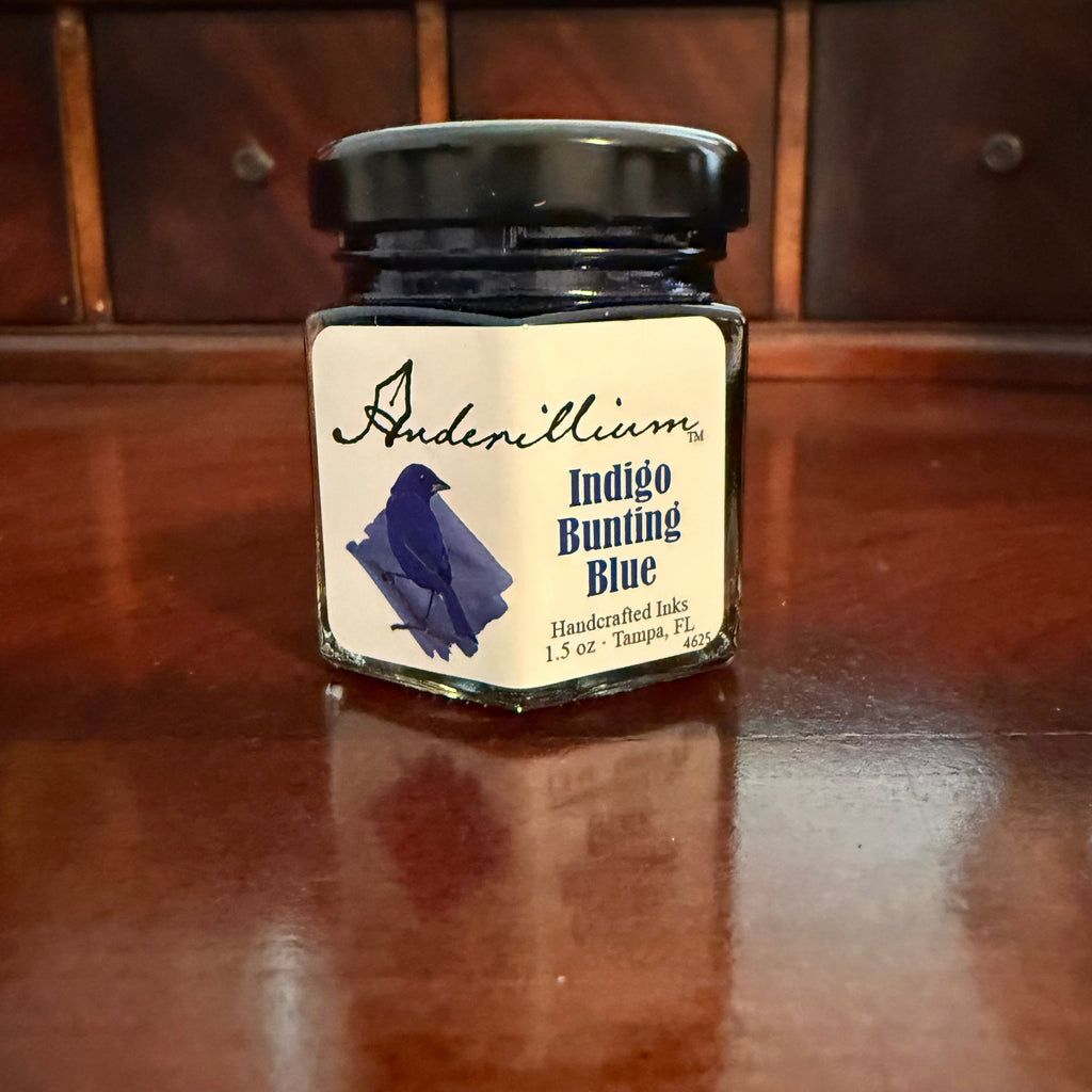 Anderillium Indigo Bunting Blue Fountain Pen Ink — 1.5 oz (45 mL)