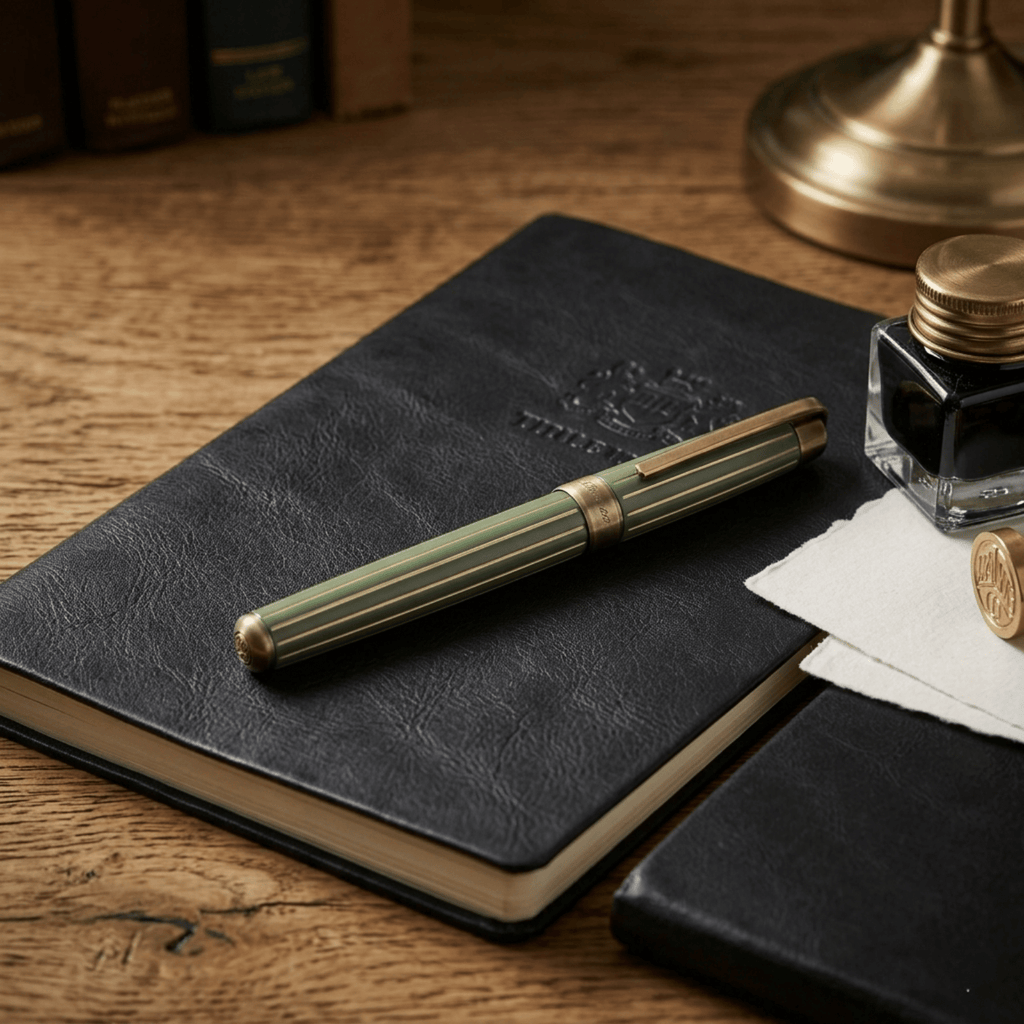 Laban Antique II - Green - Medium Nib