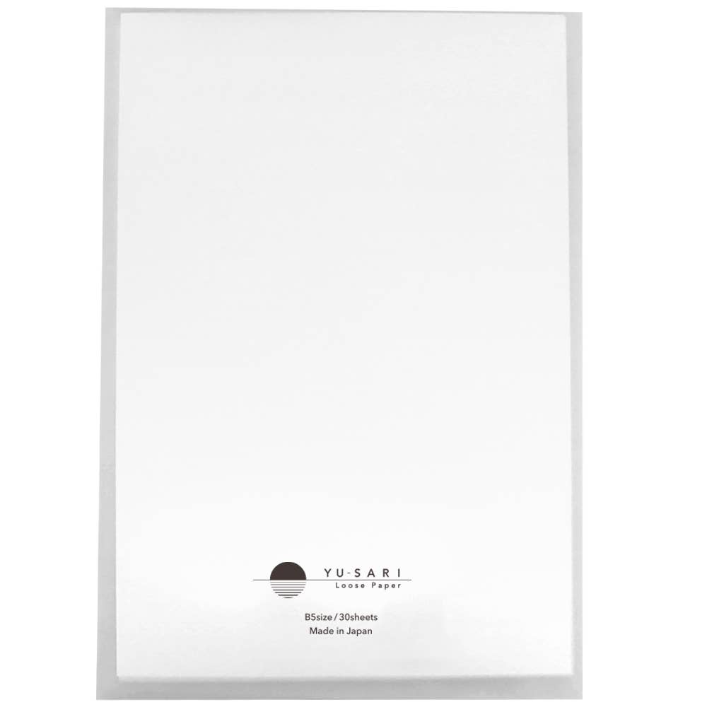 NAKABAYASHI Stationery - Yu-sari loose sheets Plain B5and A5 30sheets: A5(Plain)