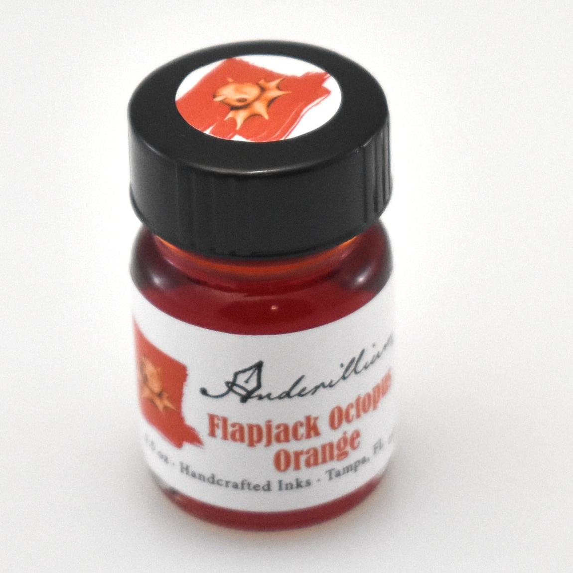 Anderillium Flapjack Octopus Orange 15 mL fountain pen ink