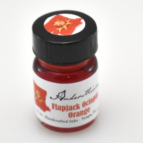 Anderillium Flapjack Octopus Orange 15 mL fountain pen ink