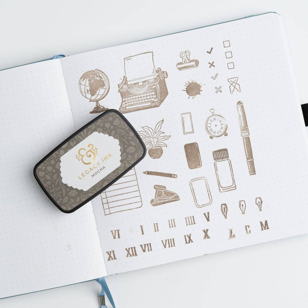 Archer & Olive Mocha Legacy ink pad, additional product view