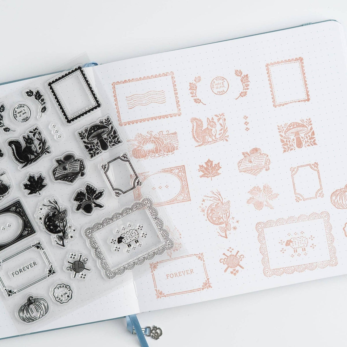 Archer & Olive Quiet Corners acrylic stamps, additional product view