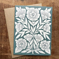 Katharine Watson Botanical Kraft Blank Greeting Cards — Set of Six