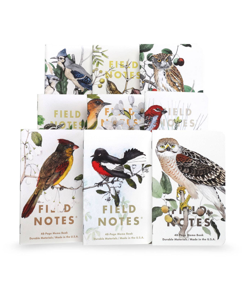 Field Notes — Birds and Trees of North America — 3-Pack