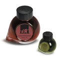 Colorverse Coast Redwood and Redwood Forest fountain pen ink set with 65 mL and 15 mL glass bottles