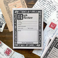 The Creeping Moon Book Review Notepad