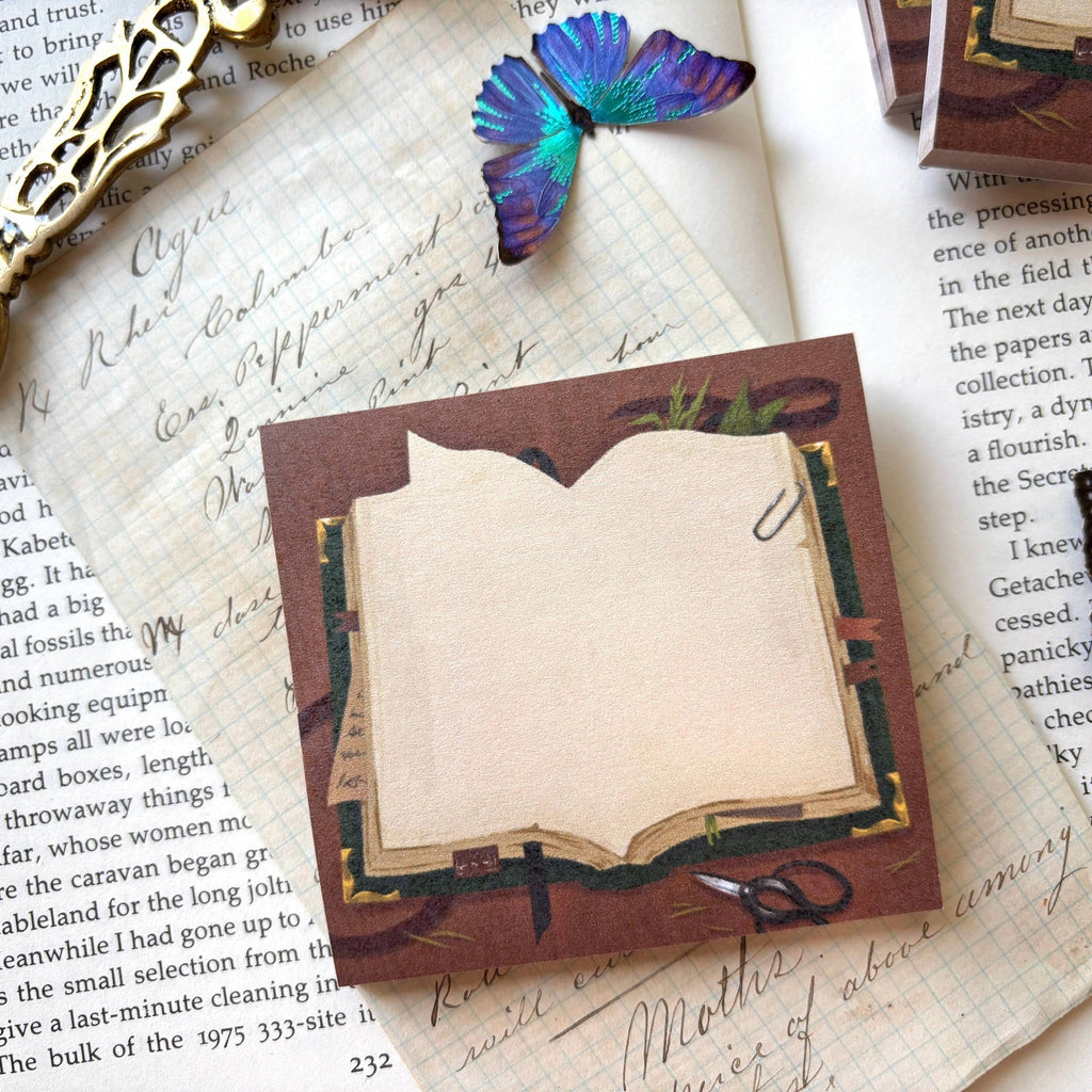 The Creeping Moon Botanist’s Book sticky notes, additional product view