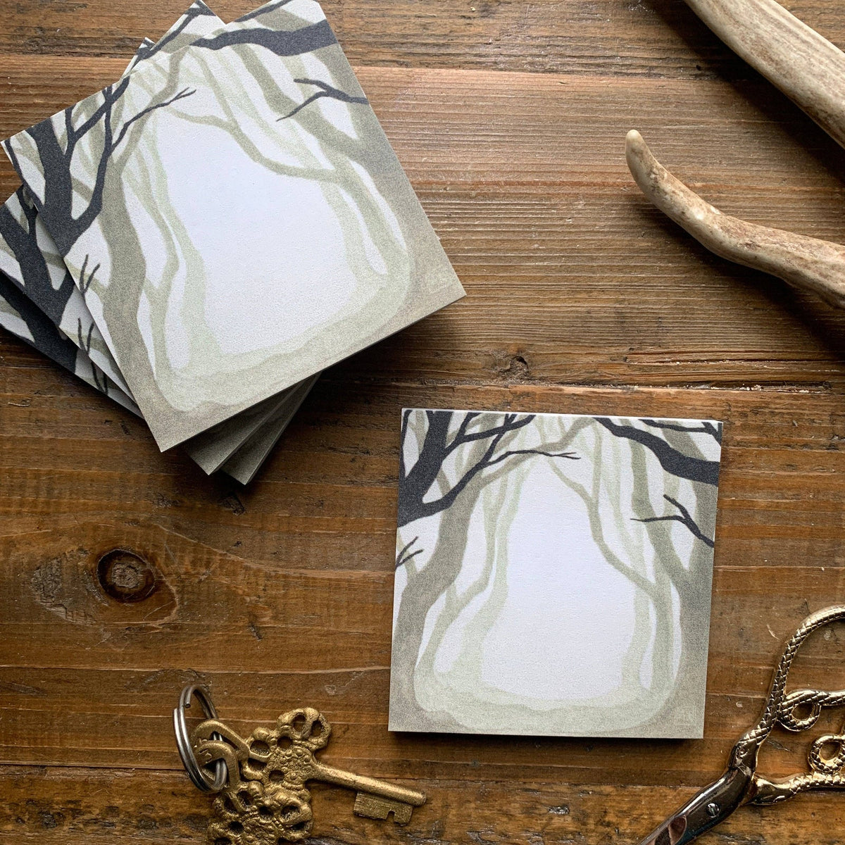 The Creeping Moon Dark Forest sticky notes
