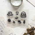 The Creeping Moon Foraging clear stamp set