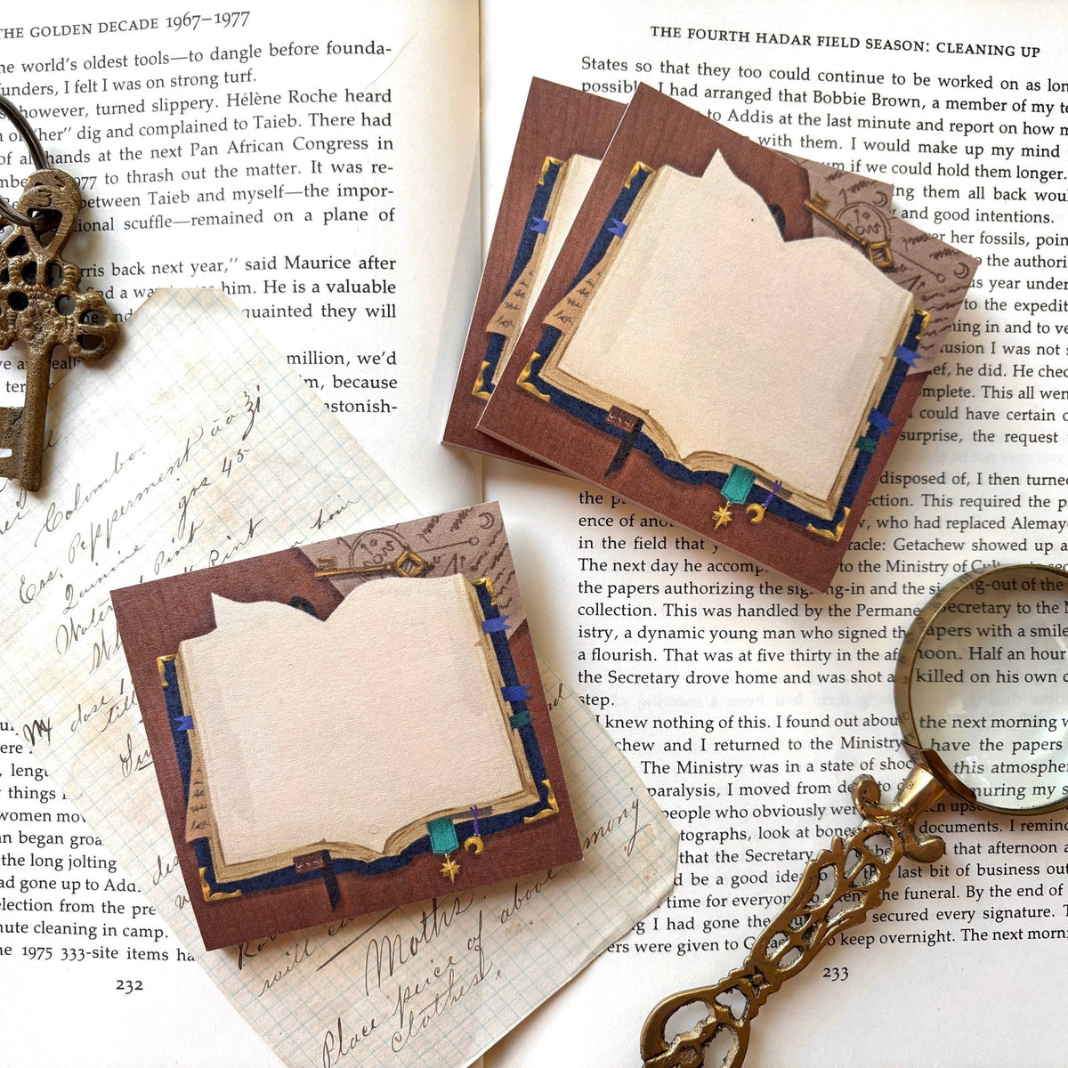 The Creeping Moon Wizard’s Tome sticky notes