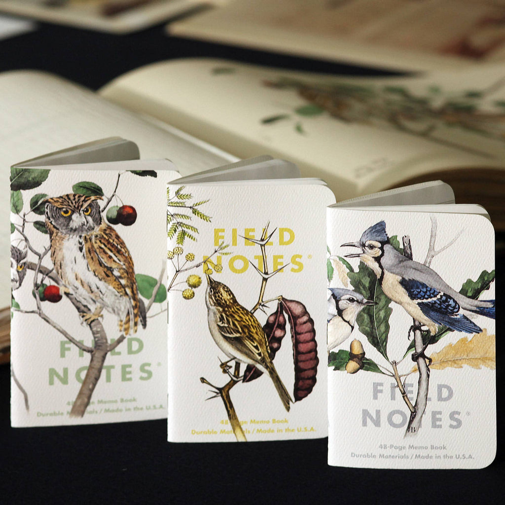 Field Notes — Birds and Trees of North America — 3-Pack